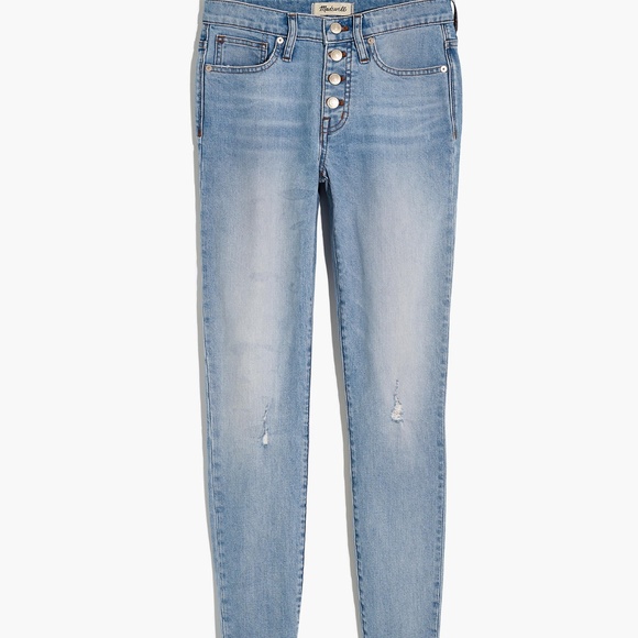 NWT Button Fly Madewell Jeans - Picture 2 of 3